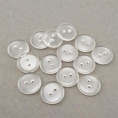 China Wholesale Guanfeng Dry Cleaning Shirt Coat Shoes Clear Plastic Resin Four Holes Two Hole Transparency Button Clothing Bag Hat Collar for sale