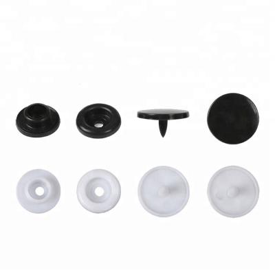 China Guanfeng Viable Wholesale Black Color Multi Sizes Four Part Hats Caps Bags Baby Cloth Plastic Snap Press Button for sale