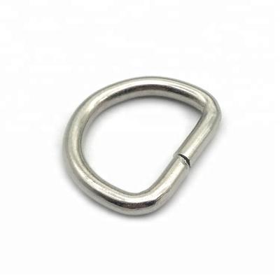 China Garment Wholesale High Quality Paracord Buckle Plating Metal D Ring Buckle For Bag Webbing for sale