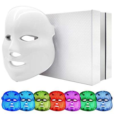 China Multi-Function Care Treatment Face Light Photon Dye Removal 7 Color Beauty LED Therapy Facial Light for sale