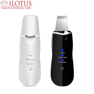 China Professional Facial Massage Skin DEEP CLEANING Ultrasonic Scrubber for sale