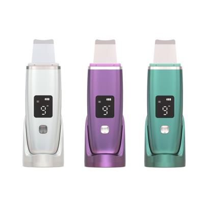 China Colorful Professional DEEP CLEANING Home Use Mini Face Skin Scrubber With Ultrasonic Screen for sale