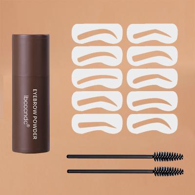 China Reusable Private Label One Step 3D Eyebrow Waterproof Stamp Shaping Kit Long Lasting Makeup Enhance Eyebrow Power Stamp for sale