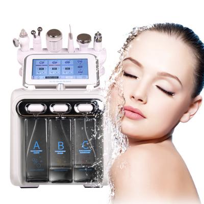 China Skin Tightening Water Facial Oxygen Massager Ultrasonic Body Shop Microdermabrasion Brush Skin Scrubber Blackhead Remover for sale