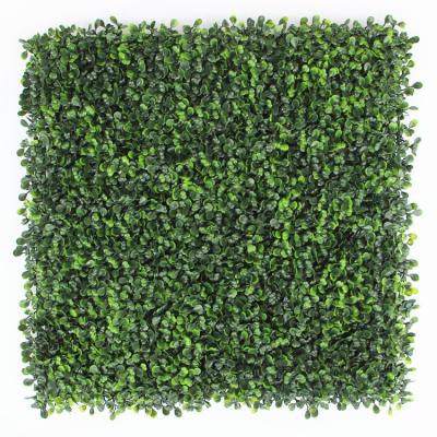 China Wholesale Eco-friendly Anti-UV Plastic Artificial Boxwood Hedge Panels Vertical Green Plant Garden Wall for sale