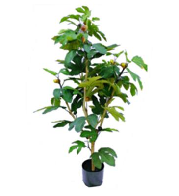 China Art Decor Wholesale Real Touch Artificial Fig Tree with Fruit in the Pot for Indoor and Outdoor Decoration for sale