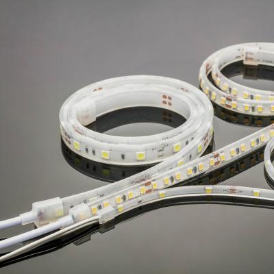 China Sports Stadiums Top-light 10mm Waterproof Solid Transparent Silicone 3000K LED Neon Strip Light for sale