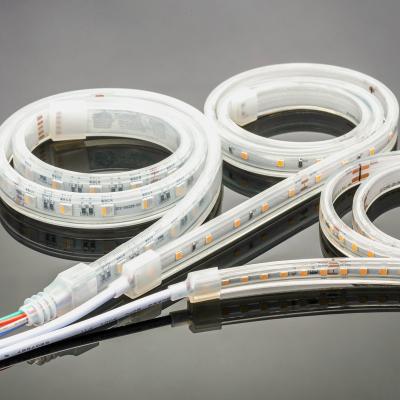 China Garden 3000K 24V 12V 10mm Colorful Custom Waterproof Flex Silicone LED Strip Light for sale