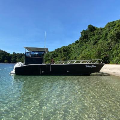 China Gospel Boat 10m/33ft Aluminum Aluminum Cargo Landing Craft Fishing Boat With Wheel House for sale