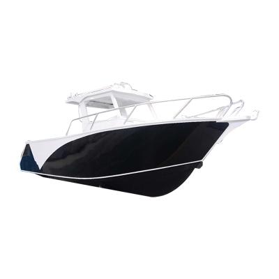 China Entertainment New Zealand Design 7.5m/25ft Dish Center Console Aluminum Fishing Boats Ship Boat For Sale en venta