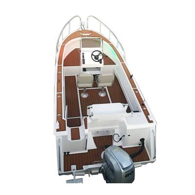 China Sport Yacht 2018 New Aluminum Center Steering Console Fishing Boat 5m For Sale for sale