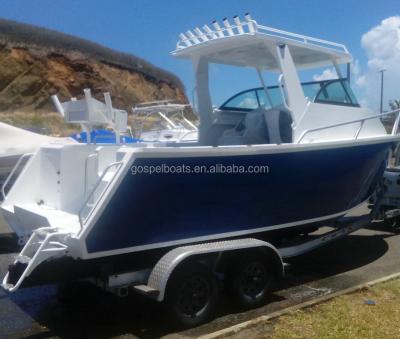 China Fishing 6.25m cuddy cabin aluminum fishing boat for sale Philippines for sale