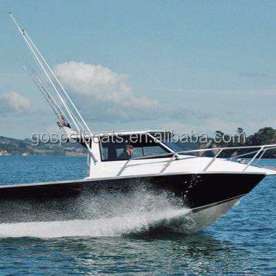 Cina Tuna Fishing Gospel Brand 9m Aluminum Luxury Large Lifestyle Fishing Boats in vendita