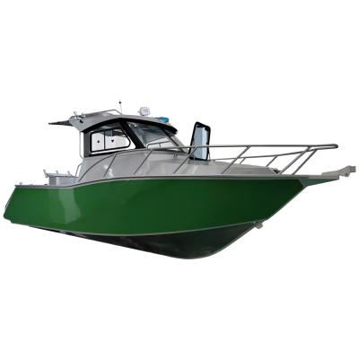 China Fishing new 6.85m (23ft) profisher fishing boat yacht cabin luxury aluminum boat for sale for sale