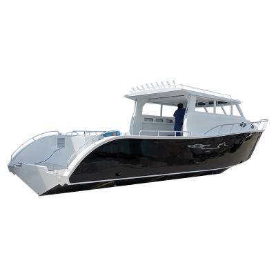 China New Design Aluminum Fishing Boat 11.6x3.3m Lifestyle Aluminum Whale Watching Boat And Diving Boat for sale