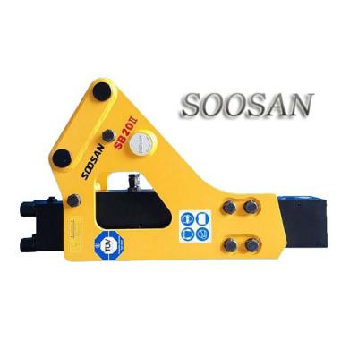 China Construction Soosan Sb20 Crusher Excavator Hydraulic Jack Hammer Backhoe Hydraulic Rock Hammer Crusher For 1.8 Ton 3 Ton 2 Ton Excava for sale