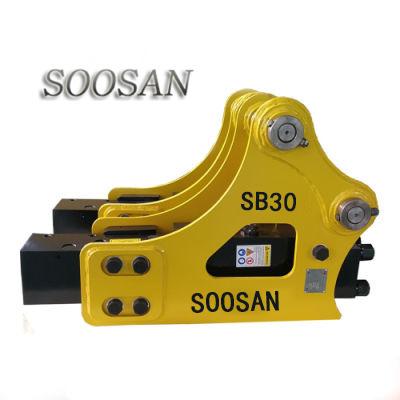 China CONSTRUCTION Soosan hydraulic breaker CE sb30 53mm hydraulic breaker for min excavator for sale