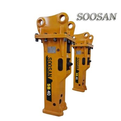 China Construction excavator hammer SB40 soosan type hydraulic breaker and soosan hydraulic breaker hammer on sale for sale