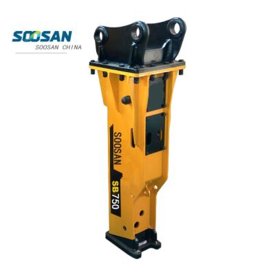 China Construction Top Grade Hydraulic Breaker Soosan SB43 Box Shaped Hammer With 75mm Chisel Wholesales for sale