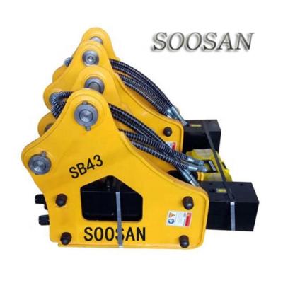 China Construction factory price SOOSAN SB43 hydraulic rock for excavator loader for sale