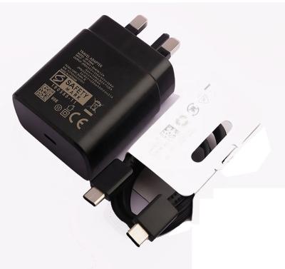 China EP-TA845 45W Mobile Phone UK Plug Wall Fast Charger with Type-C Cable for Samsung Galaxy Note 10 plus Note10Plus 5G A91 Note10+ for sale