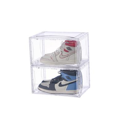 China Stored Shoes Box Transparent Clear Shipping Box For Shoes Plastic Boxes for sale