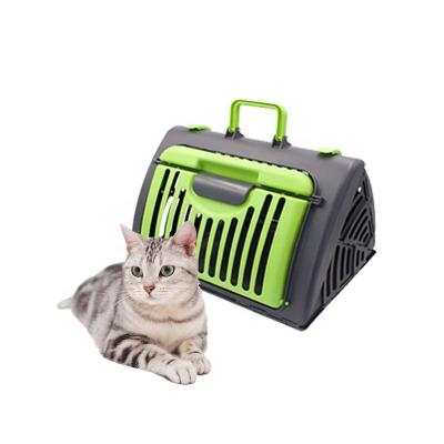 China Breathable Small Cat Cage Cheapest Cat Cage Moving Plastic Cat Cage Trap for sale