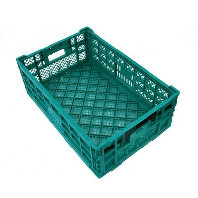 China Strong box plastic collapsible crate 600*400*220mm for fruit vegetables for sale