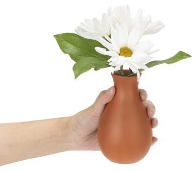 China Handmade Art Clay Ceramic Vase Vases Wholesale Minimalist Home Decor Vase Nordic Terracotta Ceramic Small for sale