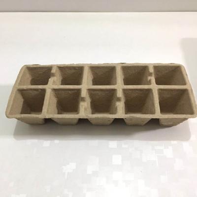 China Wholesale Biodegradable American Style Seedling Tray Peat Pot Seedling Tray For Garden Planter for sale