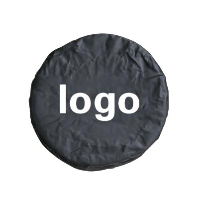 China Hot Sale Rounded Universal Custom Car Tire Covers Waterproof Artificial Leather Tire Cover For Tire Available for sale