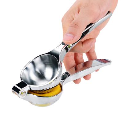 China Viable Wholesale Metal Stainless Steel Lime Squeezer Manual Hand Extractor Citrus Juice Lemon Squeezer for sale