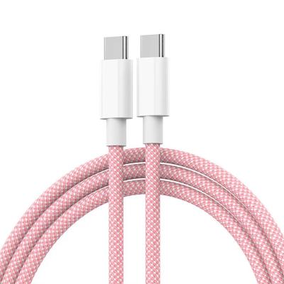 China Mobile Phone 2023 New Macaron Color USB C to USB C Charging Cable 60W Fast Charging Long Charger Cord for iphone 15 pro max for sale