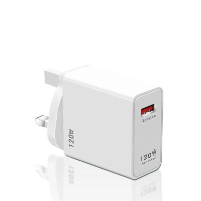 China Mobile Phone/Tablet/MP3/MP4/other USB Device EU US UK Portable Fast Mobile Charging USB Travel Fast Charger Adapter 120W QC5.0 Wall Charger For Apple iphone 11 Charger for sale