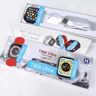 China Touch Screen 2023 Newest T800 Ultra Smart Watch 1.99 Inch Screen Rotating Dual Buttons Hiwatch pro S8 IWO Smartwatch T800 Ultra for sale