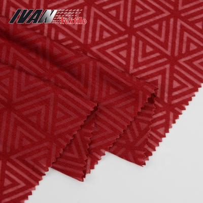 China Wholesale Cheap High Quality Bangladesh Tear-Resistant Jersey Knit Plain Red Polyester Viscous Fabric for sale