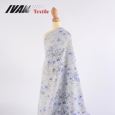 China New summer breathable comfortable 100% polyester interlock anti-static knit .fabric for dress for sale