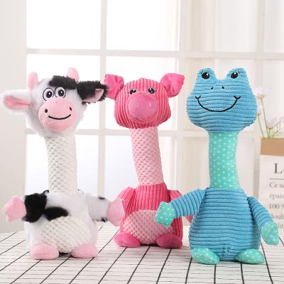 China Designer Stocked Pet Products Stuffed Pet Plush Toy Best Interactive Pet Toys Squeaky For Dog for sale