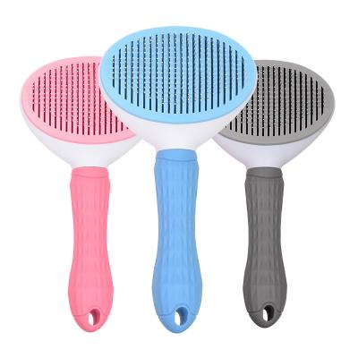 China Wholesale Pet Grooming Hair Remover Comb Hair Remover Stocked Cleaning Comb Eco-friendly for sale