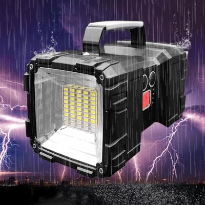 China Residential Prime COB Flood Super Power Led Search Light Dual Handheld Light Handheld Light with Traffic Emergency Singal Light Warning Function for sale