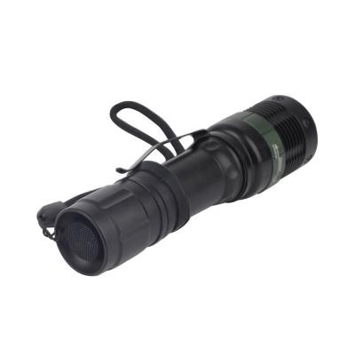 China Rechargeable Military Emergency AAA Battery Zoom LED Flashlight for sale