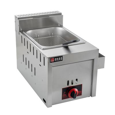 China Farms LD-GH74H 10L Luxury Single Gas Electric Fryer Electric Cylinder Fryer Household / Hotel Electric Fryer for sale