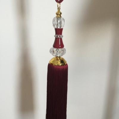 China Curtain Polyester Tassel Tiebacks in Curtain Wholesaler Supplier for sale