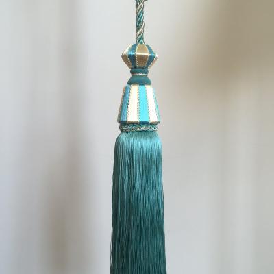 China High Quality Curtain Accessory Polyester Material Tassel Tieback Wholesalers Curtain Accessory For Home Decorative for sale