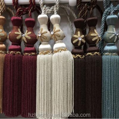 China Wholesale Curtain Loop Curtain Tieback Viscose Rayon Curtain Tassels Curtain Trimming Back Design Wholesale Link for sale