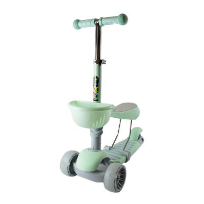 China Handlebar Adjustable Height 2023Hot Selling Product Adjustable Children's Scooter With Balance Tri Seat Scooter carPPThree-in-one scooter for sale