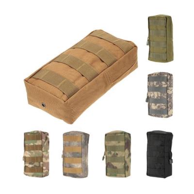 China Multi Size Waterproof Nylon Military Compact Duty Pack EDC Tactical Molle Pouch For Outdoor 21 x 11.5 x 6 cm for sale