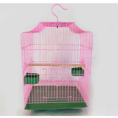 China Large Small Travel 33*31*44 Stainless Steel Metal Iron Aluminum Pet Bird Parrot Cage Portable Worked Breathable Wholesale for sale