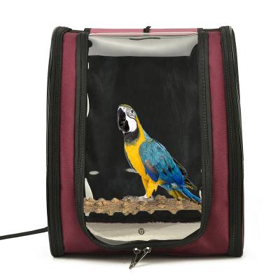 China Durable Travel Backpack Lightweight Wide View Breathable Bird Pet - Carrier Bag for sale