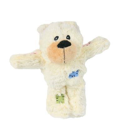 China Pet Toys / Gifts Dog Stuffed Bear Plush Toys With Knot Inside for sale